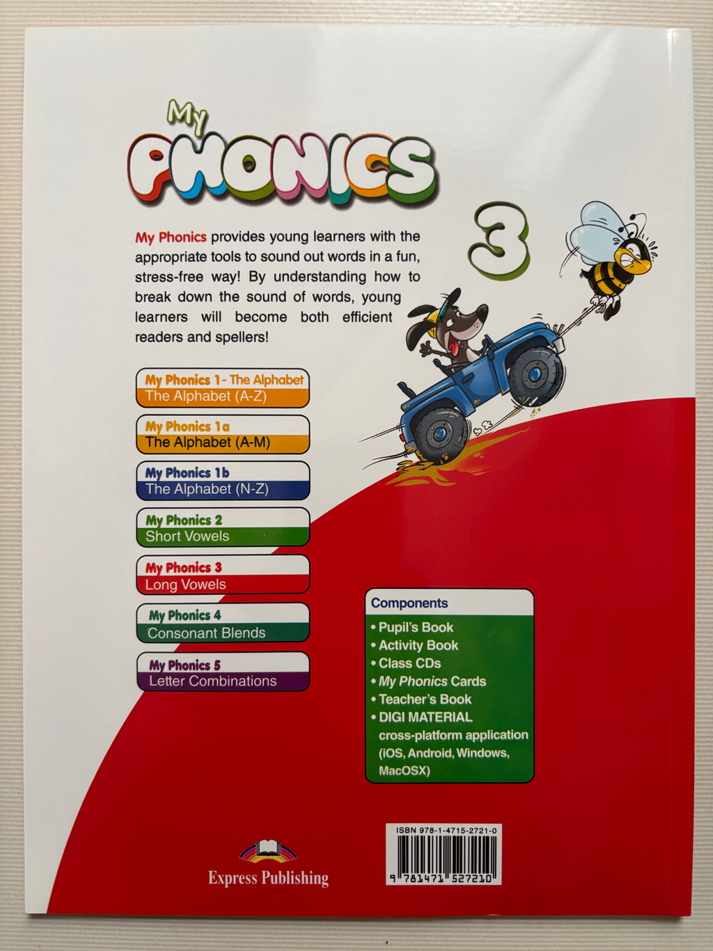 My Phonics 3 Activity Book: Long Vowels