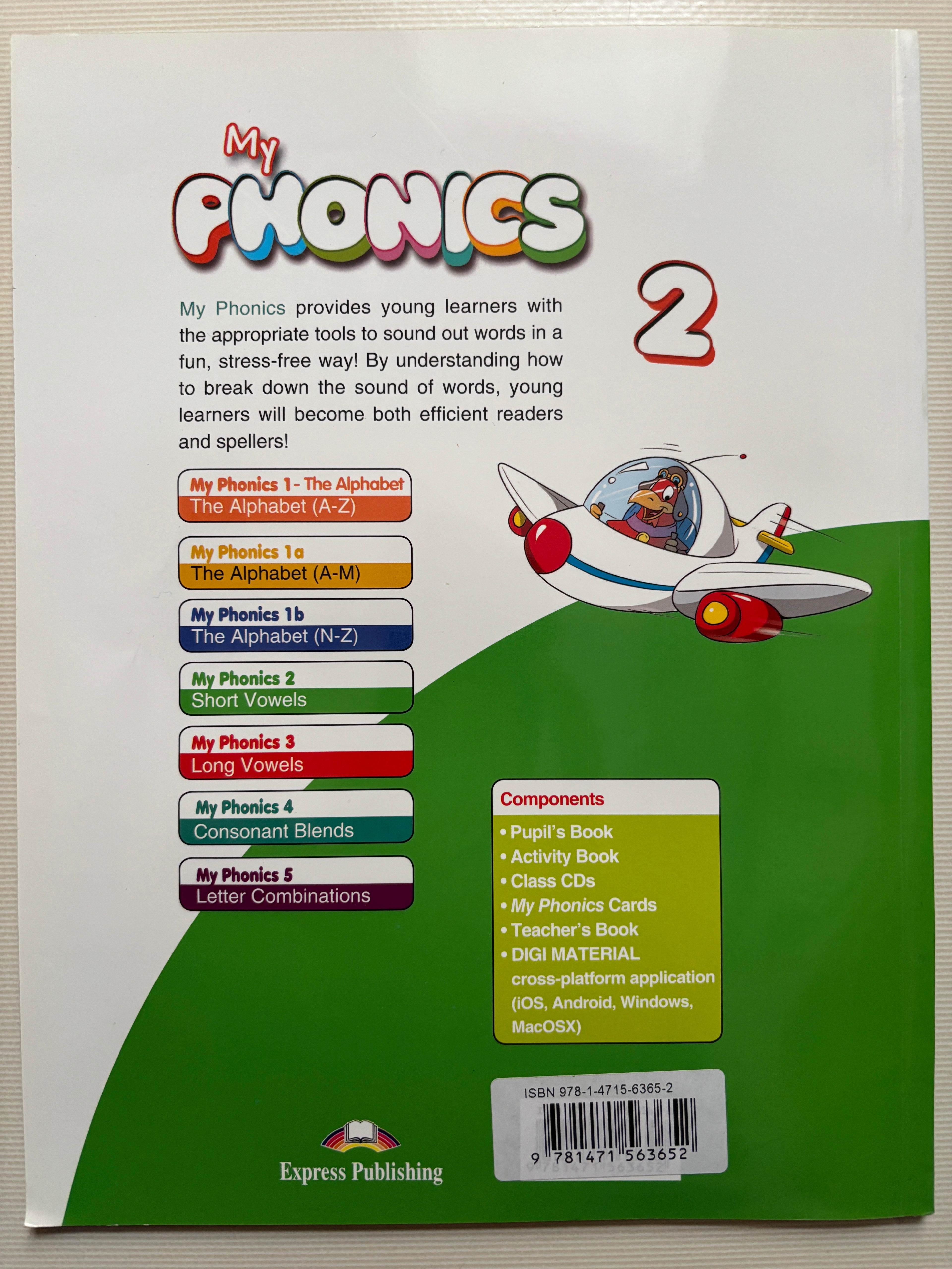 My Phonics 2 Activity Book: Short Vowels