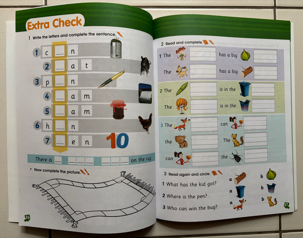 My Phonics 2 Activity Book: Short Vowels
