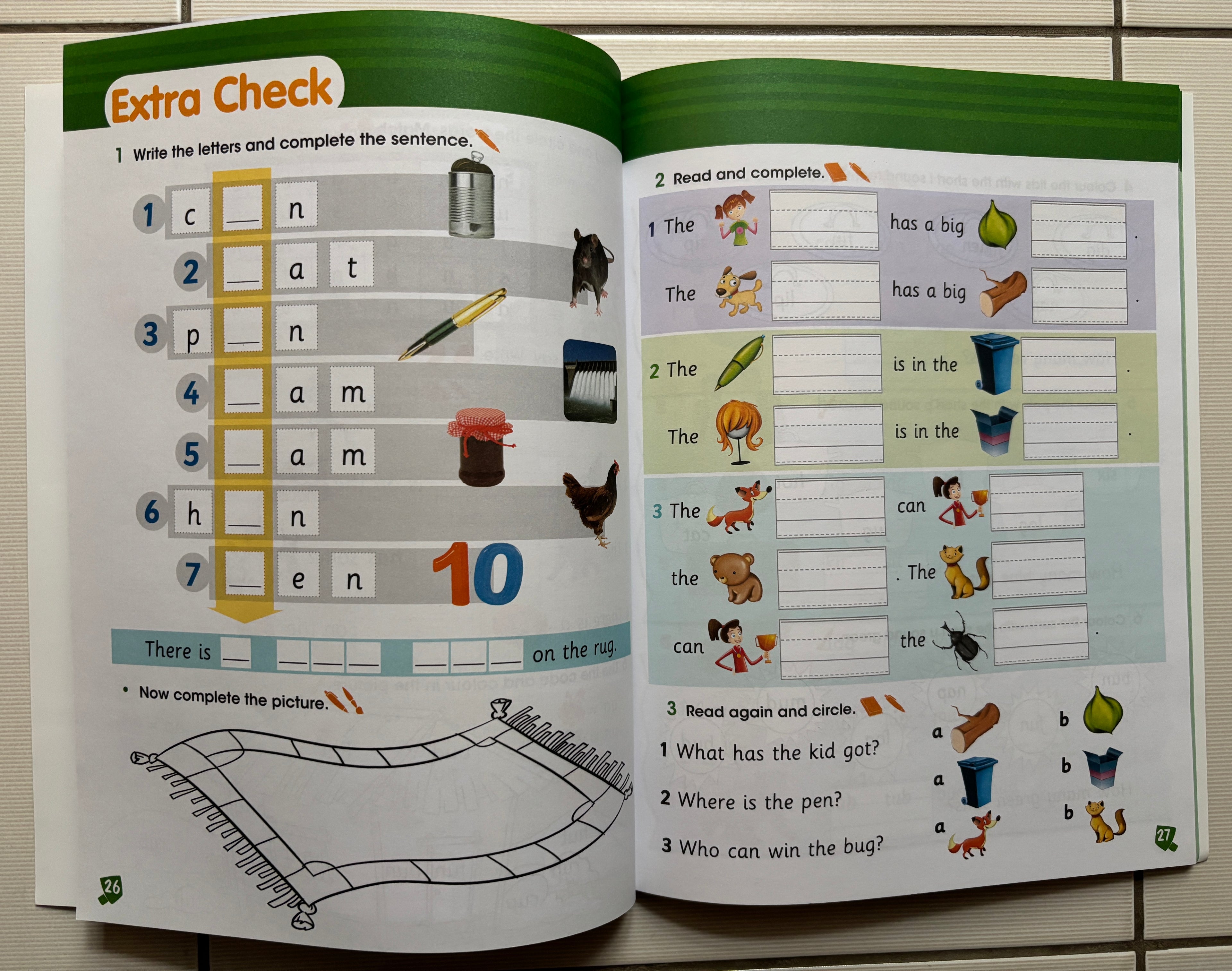 My Phonics 2 Activity Book: Short Vowels