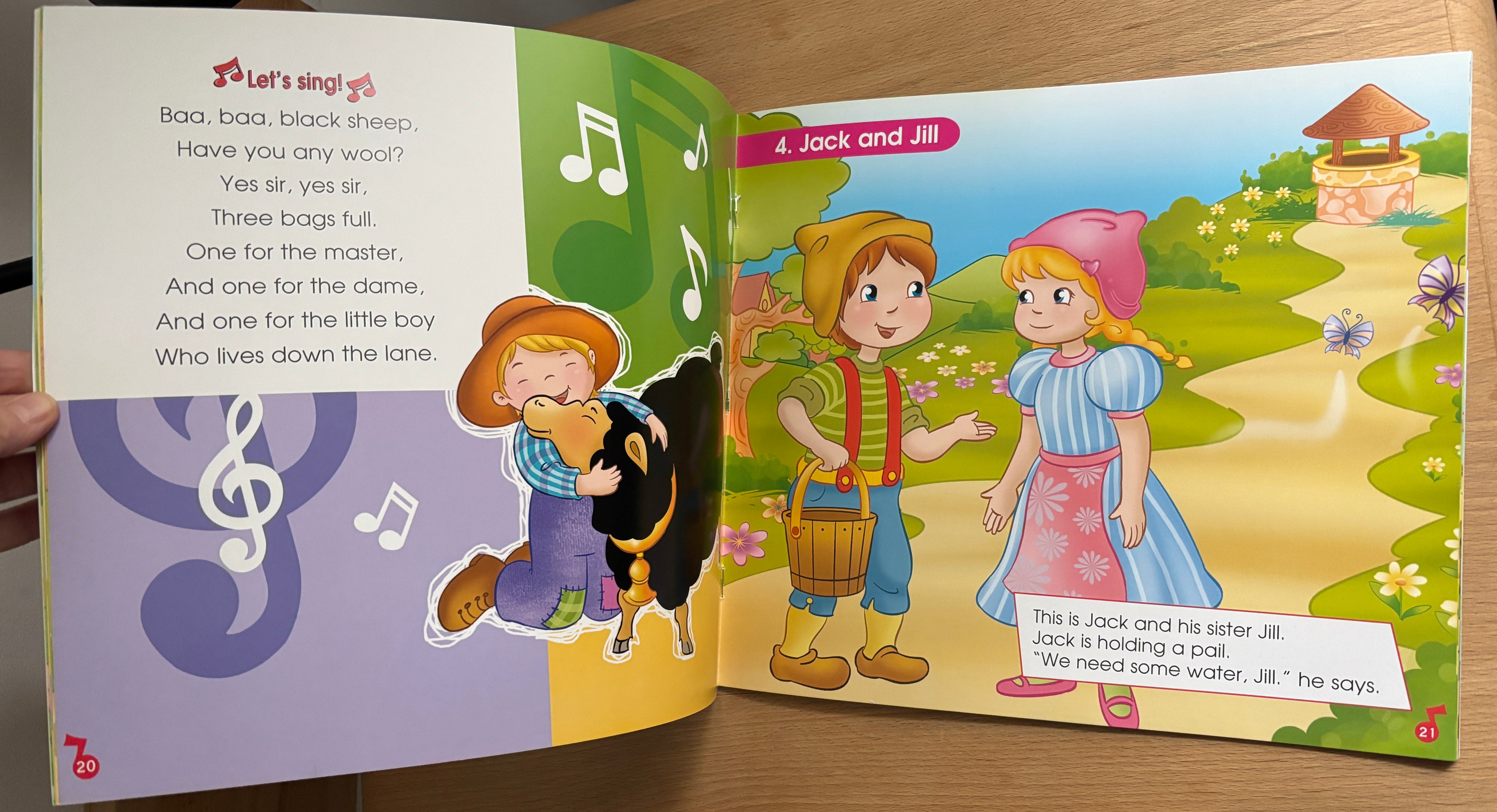 Starter Nursery Rhymes and Songs, oversized book