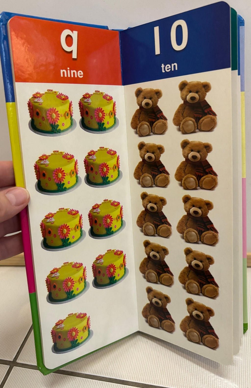 My Mini Tall Book of Numbers & Shapes